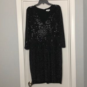 Calvin Klein Sequins Dress